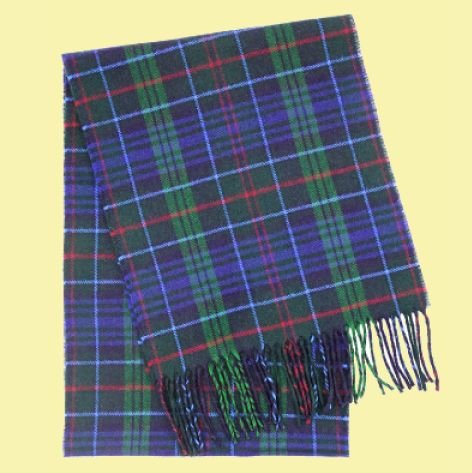 Image 0 of Richards Pritchard Welsh Tartan Brushed Lambswool Unisex Fringed Scarf