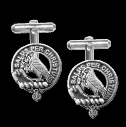 Image 0 of Abernethy Clan Badge Sterling Silver Clan Crest Cufflinks