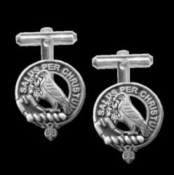 Abernethy Clan Badge Sterling Silver Clan Crest Cufflinks