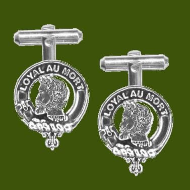 Image 0 of Adair Clan Badge Stylish Pewter Clan Crest Cufflinks