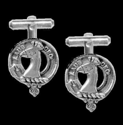 Image 0 of Arbuthnot Clan Badge Sterling Silver Clan Crest Cufflinks