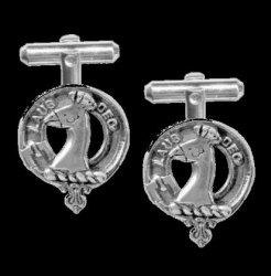 Arbuthnot Clan Badge Sterling Silver Clan Crest Cufflinks