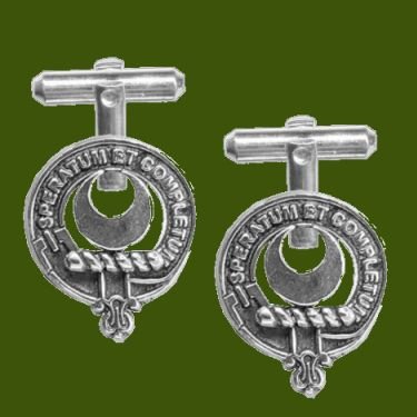 Image 0 of Arnott Clan Badge Stylish Pewter Clan Crest Cufflinks