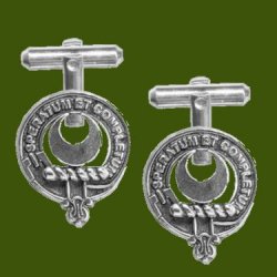 Arnott Clan Badge Stylish Pewter Clan Crest Cufflinks