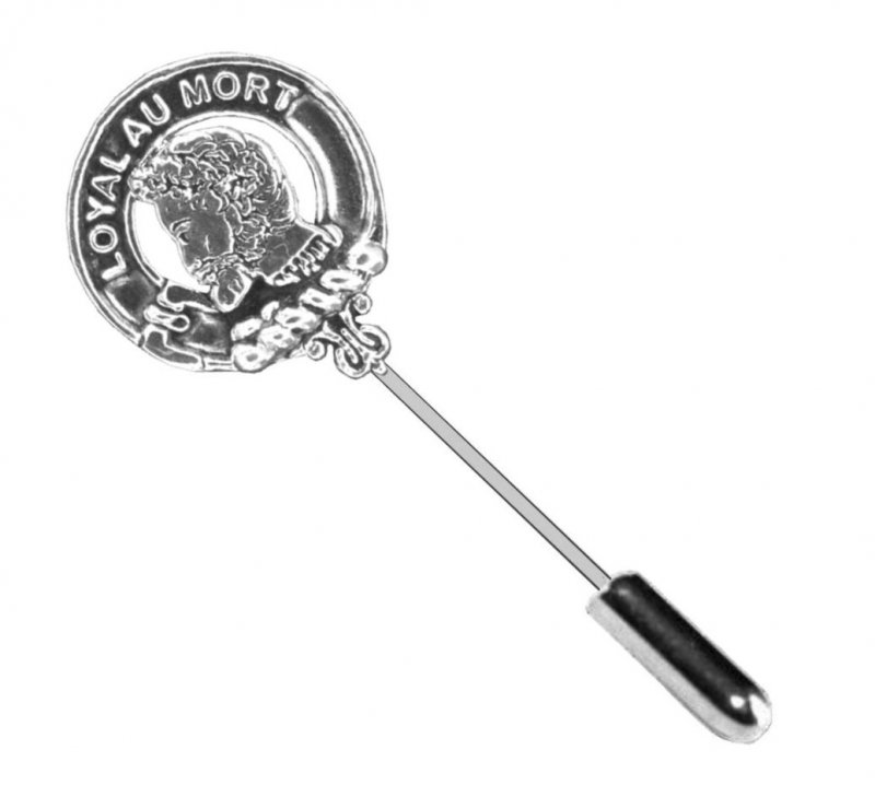 Image 1 of Adair Clan Badge Sterling Silver Clan Crest Lapel Pin