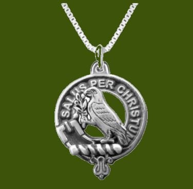 Image 0 of Abernethy Clan Badge Stylish Pewter Clan Crest Small Pendant