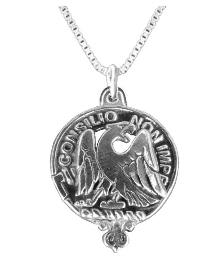 Image 1 of Agnew Clan Badge Stylish Pewter Clan Crest Small Pendant