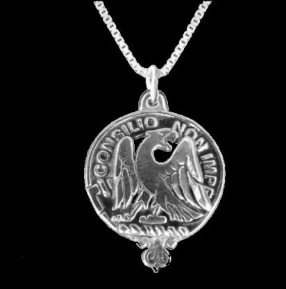 Image 0 of Agnew Clan Badge Sterling Silver Clan Crest Small Pendant