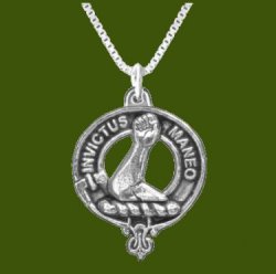 Armstrong Clan Badge Stylish Pewter Clan Crest Small Pendant