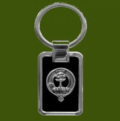 Abercrombie Clan Badge Stainless Steel Pewter Clan Crest Keyring
