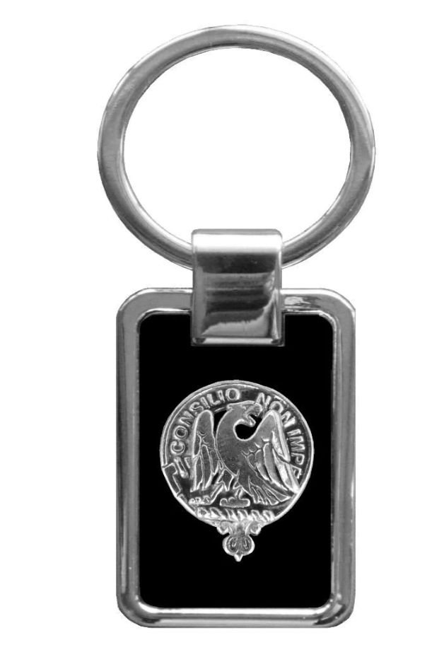 Image 1 of Agnew Clan Badge Stainless Steel Silver Clan Crest Keyring