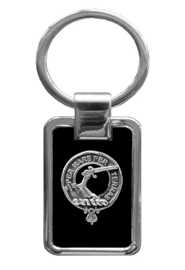 Image 1 of Alexander Clan Badge Stainless Steel Pewter Clan Crest Keyring