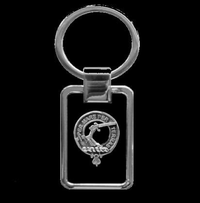 Image 0 of Alexander Clan Badge Stainless Steel Silver Clan Crest Keyring