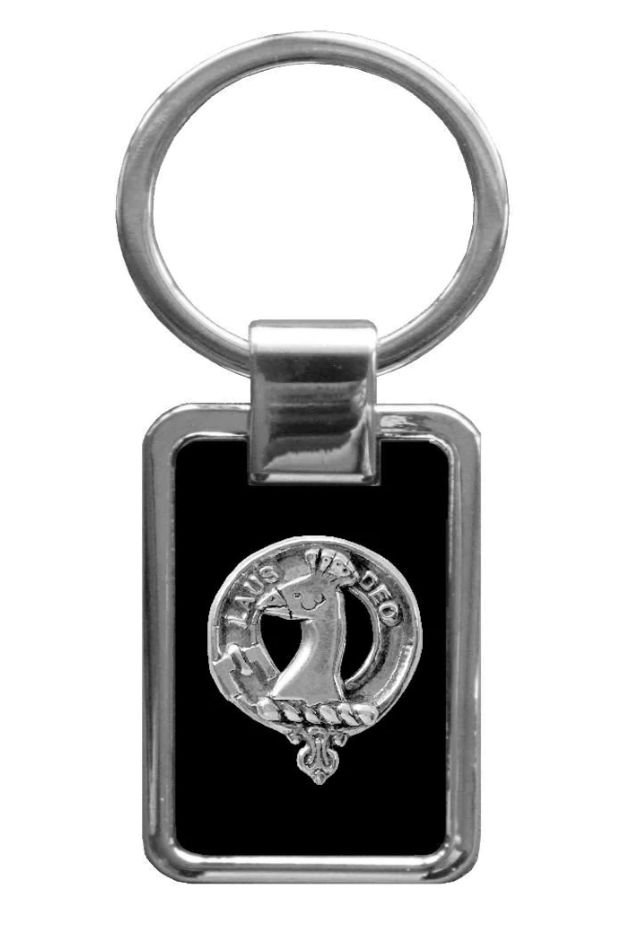 Image 1 of Arbuthnot Clan Badge Stainless Steel Pewter Clan Crest Keyring