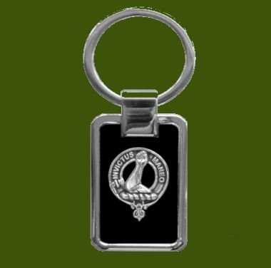 Image 0 of Armstrong Clan Badge Stainless Steel Pewter Clan Crest Keyring