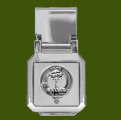 Abercrombie Clan Badge Stainless Steel Pewter Clan Crest Money Clip