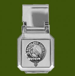 Abernethy Clan Badge Stainless Steel Pewter Clan Crest Money Clip