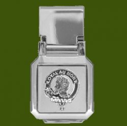 Adair Clan Badge Stainless Steel Pewter Clan Crest Money Clip