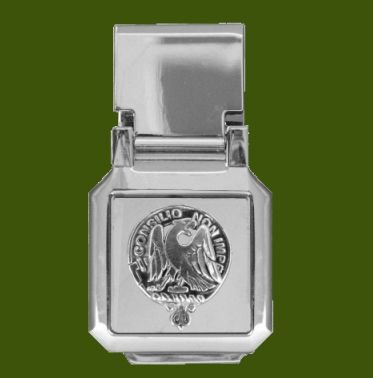 Image 0 of Agnew Clan Badge Stainless Steel Pewter Clan Crest Money Clip