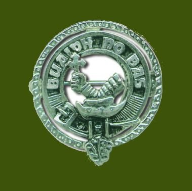 Image 0 of Clan Crest Small Stylish Pewter Scotland Clan Badge  