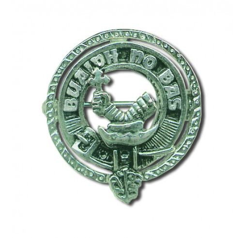 Image 1 of Clan Crest Small Stylish Pewter Scotland Clan Badge  