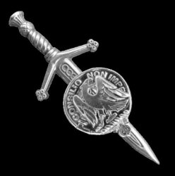 Agnew Clan Badge Sterling Silver Clan Crest Small Kilt Pin
