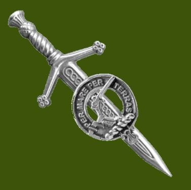 Image 0 of Alexander Clan Badge Stylish Pewter Clan Crest Small Kilt Pin