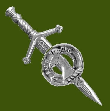 Image 0 of Arbuthnot Clan Badge Stylish Pewter Clan Crest Small Kilt Pin