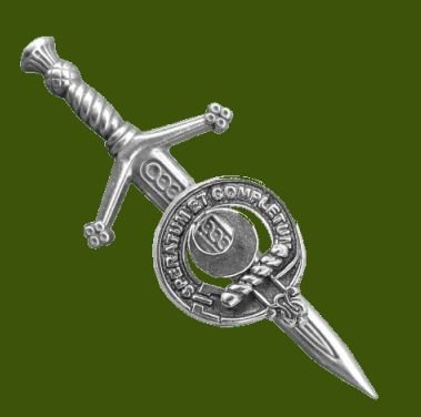 Image 0 of Arnott Clan Badge Stylish Pewter Clan Crest Small Kilt Pin