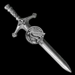 Akins Clan Badge Sterling Silver Clan Crest Large Kilt Pin