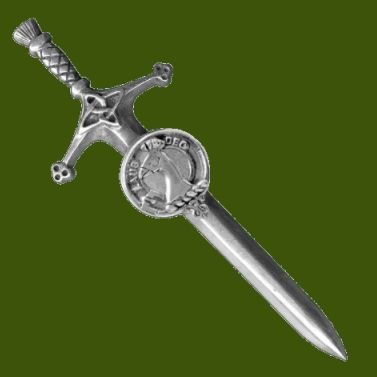 Image 0 of Arbuthnot Clan Badge Stylish Pewter Clan Crest Large Kilt Pin
