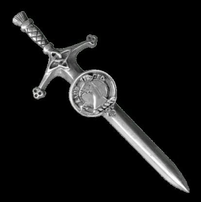 Image 0 of Arbuthnot Clan Badge Sterling Silver Clan Crest Large Kilt Pin