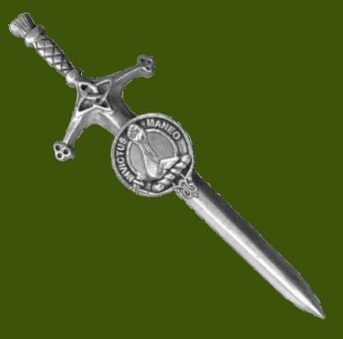 Image 0 of Armstrong Clan Badge Stylish Pewter Clan Crest Large Kilt Pin