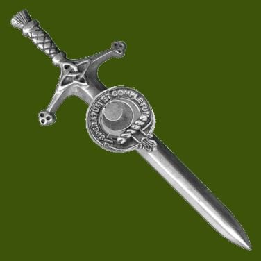 Image 0 of Arnott Clan Badge Stylish Pewter Clan Crest Large Kilt Pin