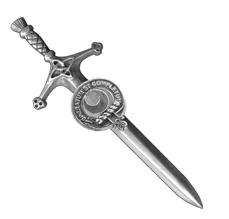 Image 1 of Arnott Clan Badge Stylish Pewter Clan Crest Large Kilt Pin