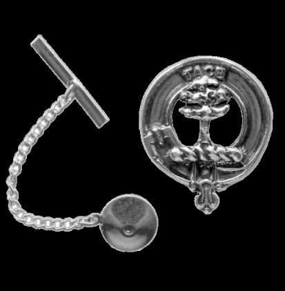 Image 0 of Abercrombie Clan Badge Sterling Silver Clan Crest Tie Tack
