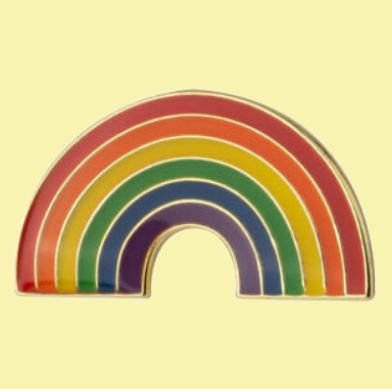 Image 0 of Rainbow Pride Arch Enamel Badge Lapel Pin Set x 3