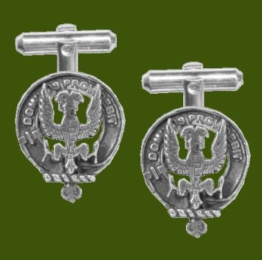 Image 0 of Boyle Clan Badge Stylish Pewter Clan Crest Cufflinks