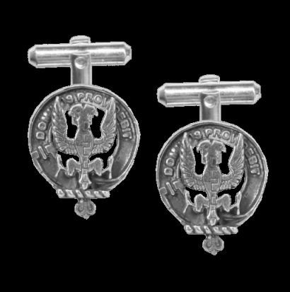 Image 0 of Boyle Clan Badge Sterling Silver Clan Crest Cufflinks
