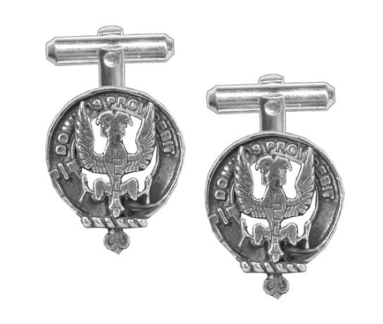 Image 1 of Boyle Clan Badge Sterling Silver Clan Crest Cufflinks