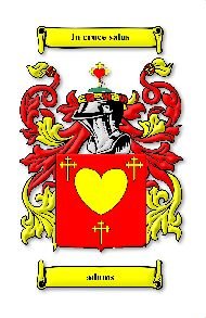 Image 0 of Adams Irish Coat Of Arms Family Crest Paper Poster