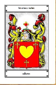 Image 2 of Adams Irish Coat of Arms Print Adams Irish Family Crest Print