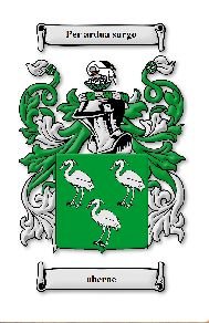 Image 0 of Aherne Irish Coat Of Arms Family Crest Paper Poster
