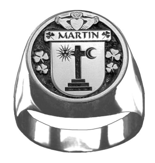 Martin family crest ring store