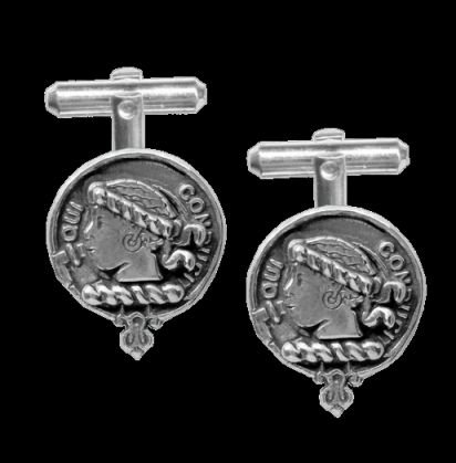 Image 0 of Borthwick Clan Badge Sterling Silver Clan Crest Cufflinks