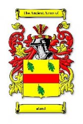 Aland Irish Coat Of Arms Family Crest Paper Poster