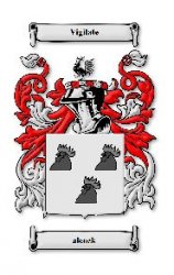 Alcock Irish Coat Of Arms Family Crest Paper Poster