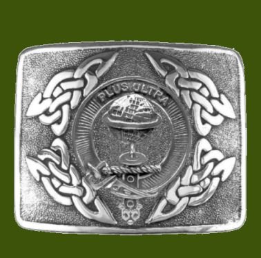 Image 0 of Nairn Clan Badge Interlace Mens Stylish Pewter Kilt Belt Buckle