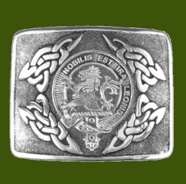 Image 0 of Inglis Clan Badge Interlace Mens Stylish Pewter Kilt Belt Buckle