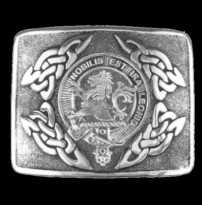 Image 0 of Inglis Clan Badge Interlace Mens Sterling Silver Kilt Belt Buckle